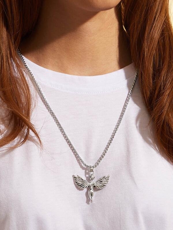 1pc Angel Charm Necklace - INS | Online Fashion Free Shipping Clothing, Dresses, Tops, Shoes