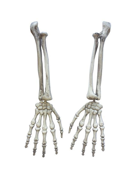 1 Pair Plastic Skeleton Arm Horror Props Halloween Decorations