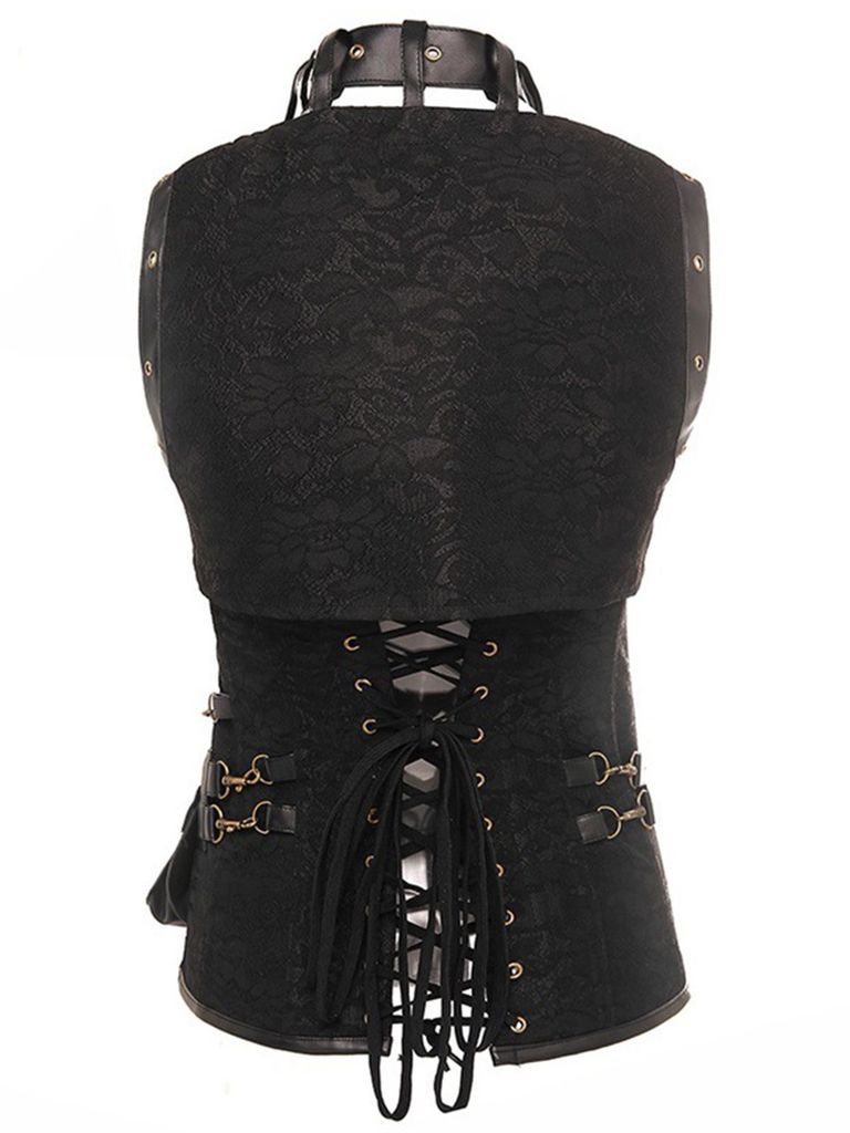 Plus Size Corsets Gothic Lace Shawl Vest Vintage Corsets Tops