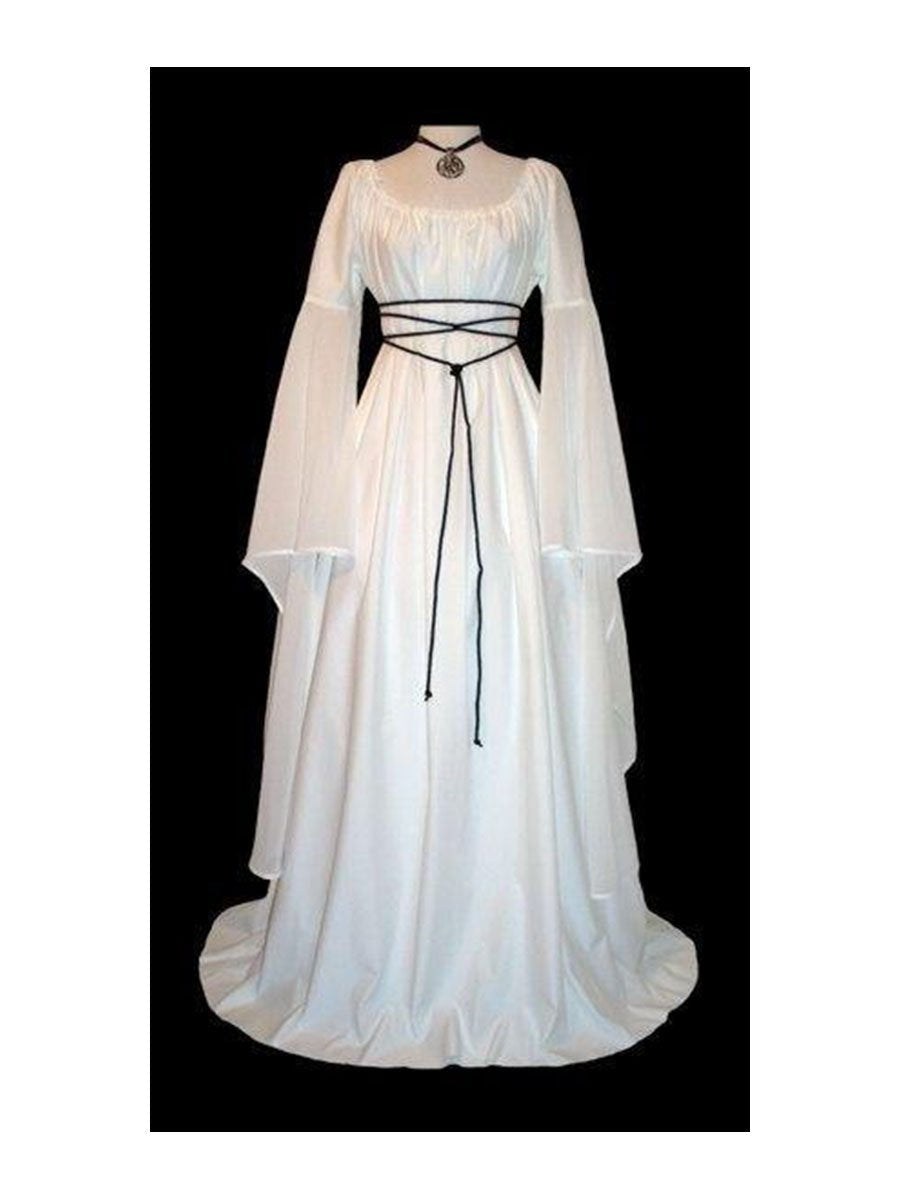 Renaissance Dress Medieval Gothic Party Belted Halloween Costume