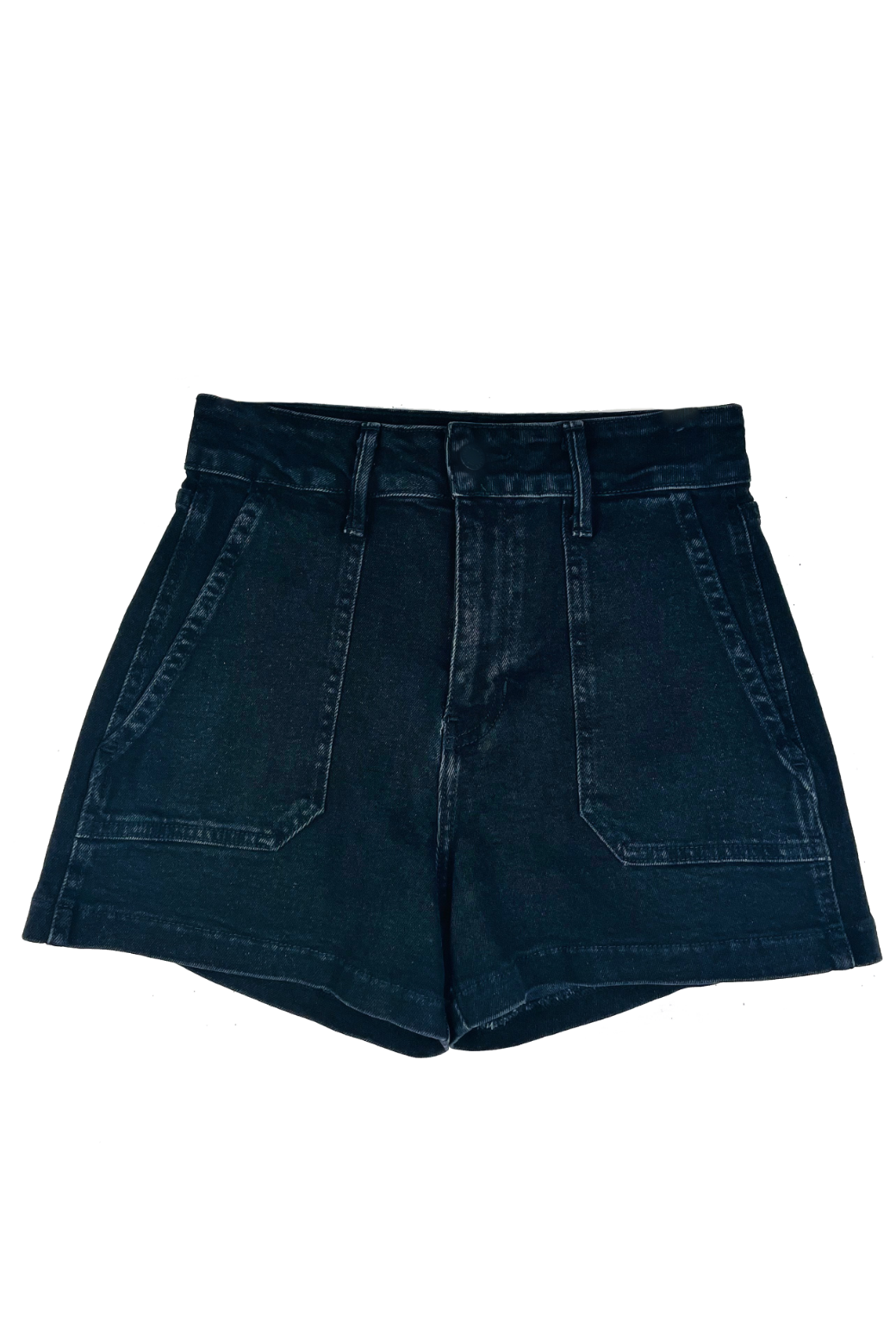 Sailor Denim Shorts - Black