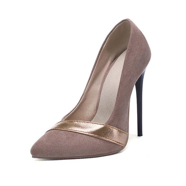 Pointed Toe Slip-on Sexy Thin High Heels Pumps