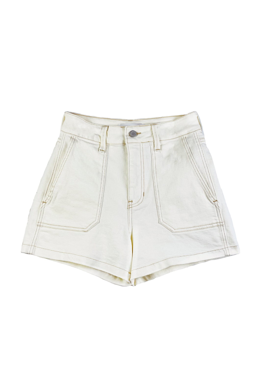 Sailor Denim Shorts - Off White