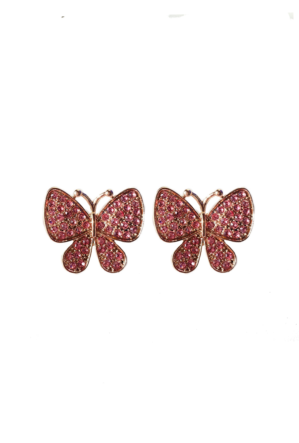 Rhinestone Butterflies - Pink - Final Sale
