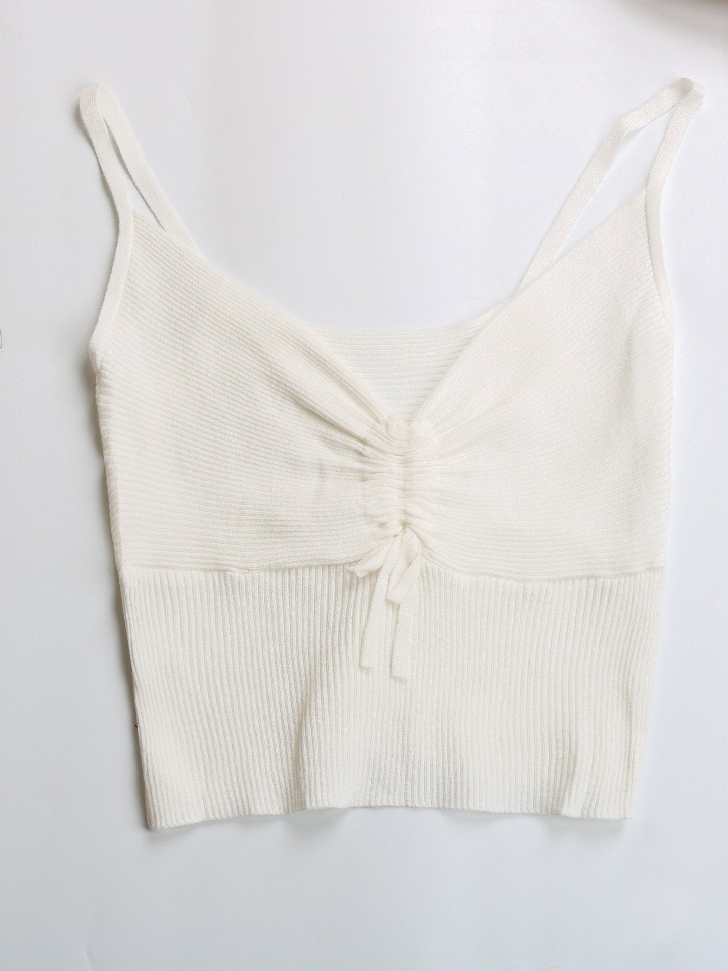 Low-Cut V Neck Backless Camisole Top