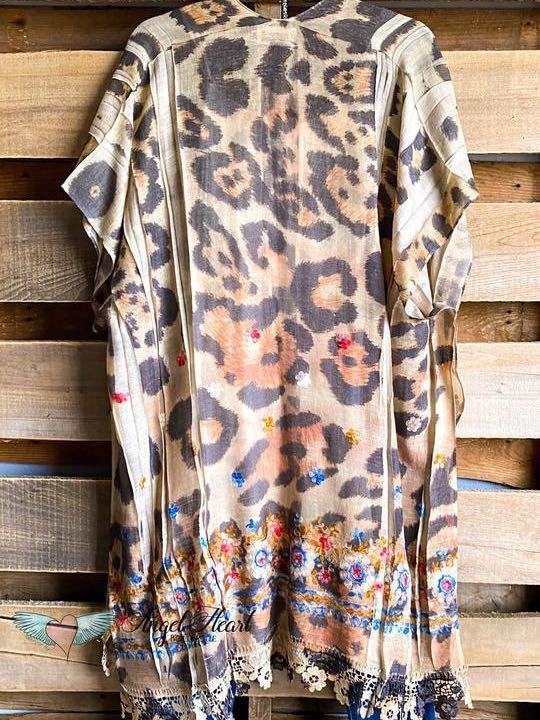 ALL THE GOODNESS IN THE WORLD KIMONO - TAUPE/LEOPARD - INS | Online Fashion Free Shipping Clothing, Dresses, Tops, Shoes