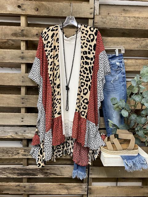 Autumn 2021 Fashion Leopard Print Cardigan - INS | Online Fashion Free Shipping Clothing, Dresses, Tops, Shoes