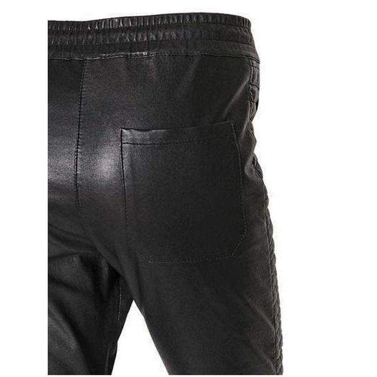 Runway Leather Trouser Pants