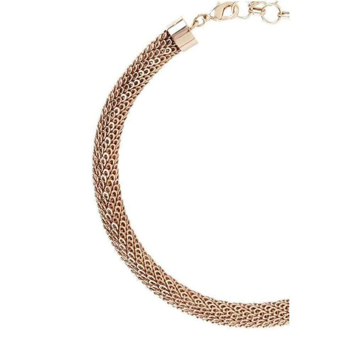 Rose Gold Looped Chain Necklace