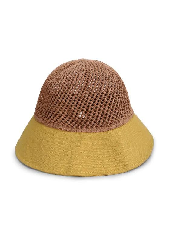 Bowknot Colorblock Bucket Hat - INS | Online Fashion Free Shipping Clothing, Dresses, Tops, Shoes