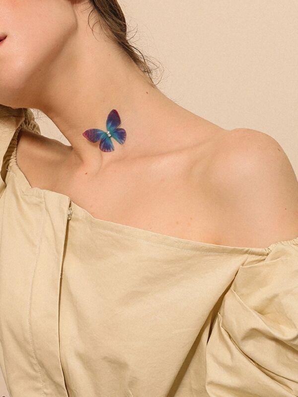 Butterfly Decor Choker 1pc - INS | Online Fashion Free Shipping Clothing, Dresses, Tops, Shoes