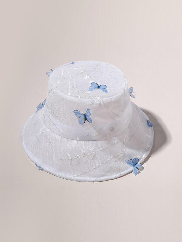 Butterfly Pattern Bucket Hat - INS | Online Fashion Free Shipping Clothing, Dresses, Tops, Shoes