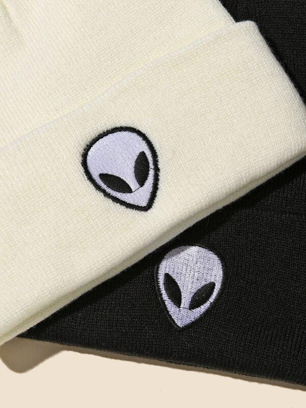 Cartoon Embroidery Beanie - INS | Online Fashion Free Shipping Clothing, Dresses, Tops, Shoes
