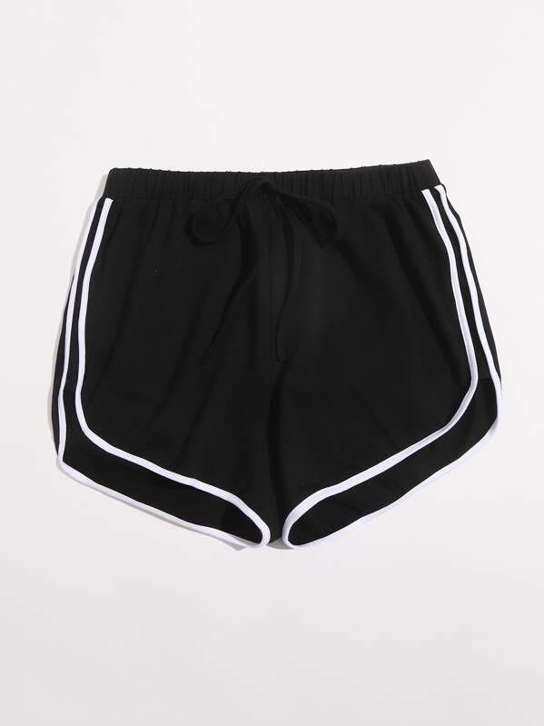 Contrast Binding Track Shorts - INS | Online Fashion Free Shipping Clothing, Dresses, Tops, Shoes