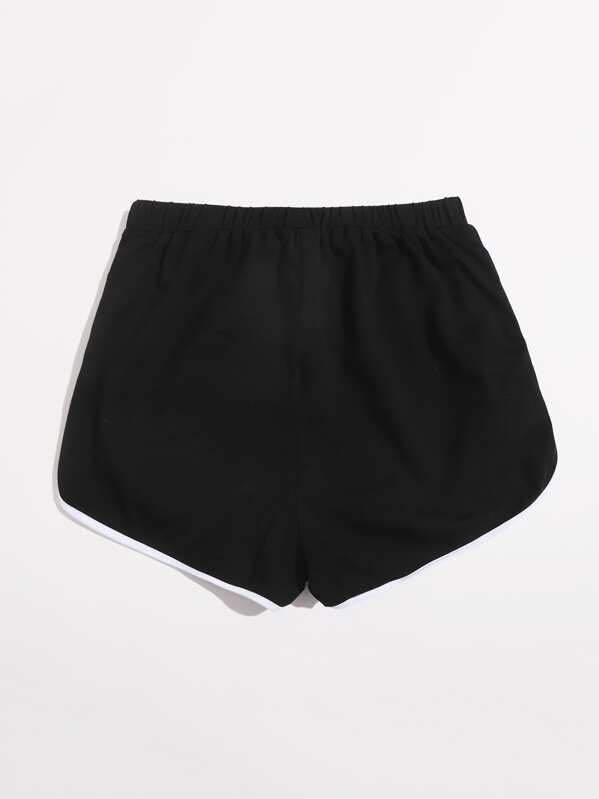 Contrast Binding Track Shorts - INS | Online Fashion Free Shipping Clothing, Dresses, Tops, Shoes