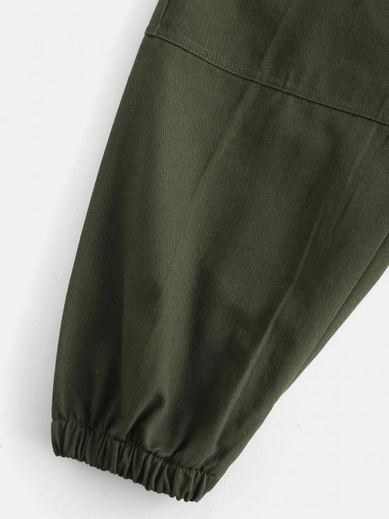 Drawstring Pocket Beam Feet Cargo Pants - Pants - INS | Online Fashion Free Shipping Clothing, Dresses, Tops, Shoes - 02/18/2021 - 2XL - Bottoms