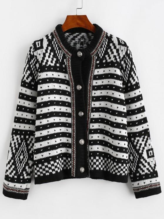 Ethnic Graphic Thick Cardigan - INS | Online Fashion Free Shipping Clothing, Dresses, Tops, Shoes