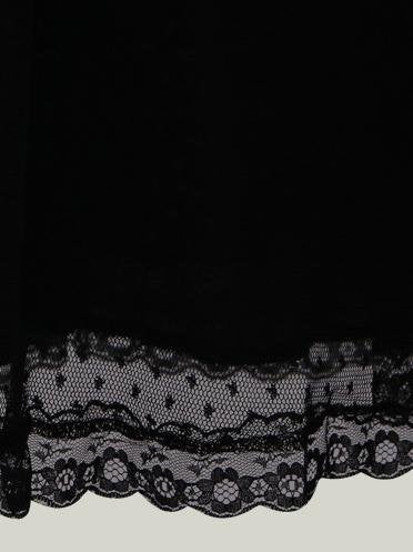 Fashion Lace V-neck Long-sleeved Short Dress - Mini Dresses - INS | Online Fashion Free Shipping Clothing, Dresses, Tops, Shoes - 08/07/2021 - 30-40 - color-black