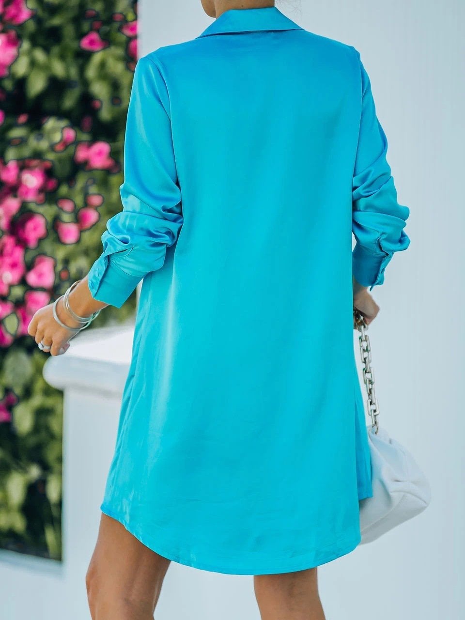 Fashion V-neck Long Sleeve Dress - Mini Dresses - INS | Online Fashion Free Shipping Clothing, Dresses, Tops, Shoes - 20-30 - 30/06/2021 - color-black