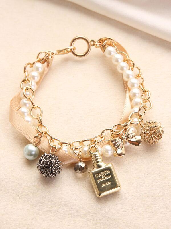 Faux Pearl Beaded Bracelet - INS | Online Fashion Free Shipping Clothing, Dresses, Tops, Shoes