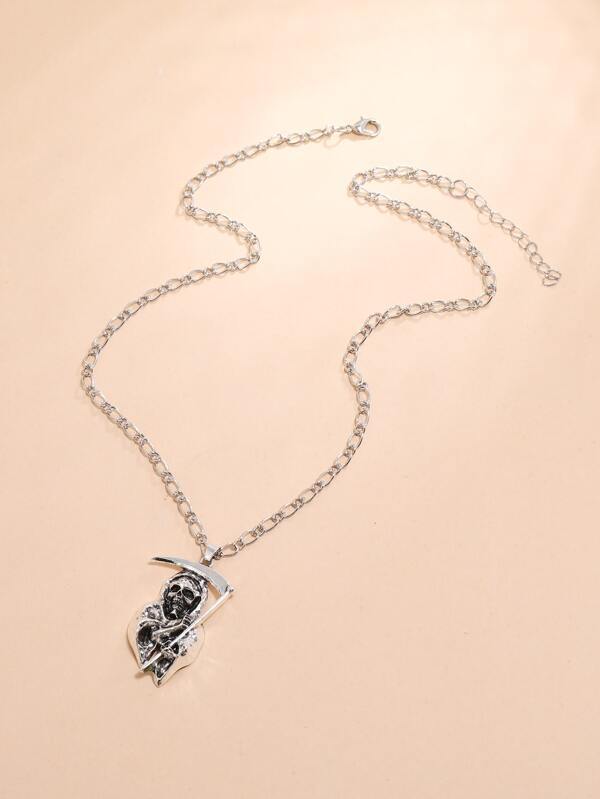 Metal Skull Pendant Necklace - INS | Online Fashion Free Shipping Clothing, Dresses, Tops, Shoes