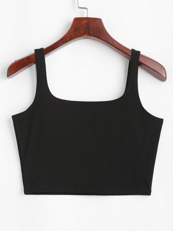 Plain Sporty Crop Top - INS | Online Fashion Free Shipping Clothing, Dresses, Tops, Shoes
