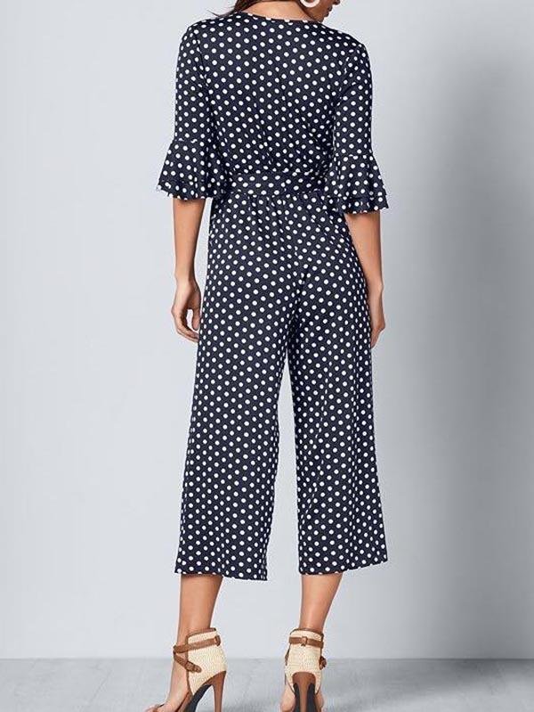 Polka Dot Jumpsuit - Jumpsuits & Rompers - INS | Online Fashion Free Shipping Clothing, Dresses, Tops, Shoes - 02/27/2021 - Bottoms - Casual