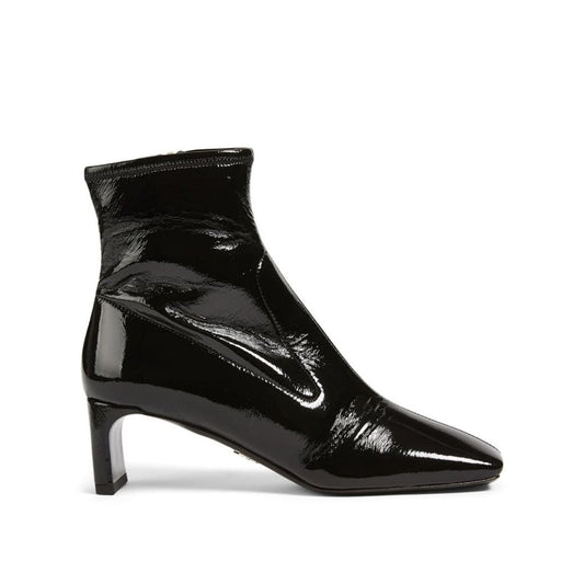 Тechnical Patent Leather Ankle Boots
