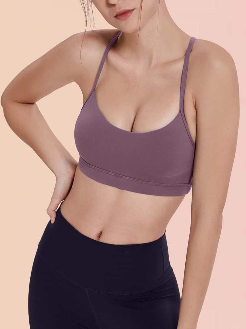 Strappy Back Sports Bra - Activewear - INS | Online Fashion Free Shipping Clothing, Dresses, Tops, Shoes - 02/04/2021 - 2XL - Activewear