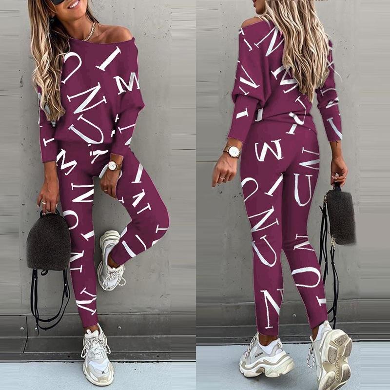 Women's Casual Letter Printing Suit - INS | Online Fashion Free Shipping Clothing, Dresses, Tops, Shoes