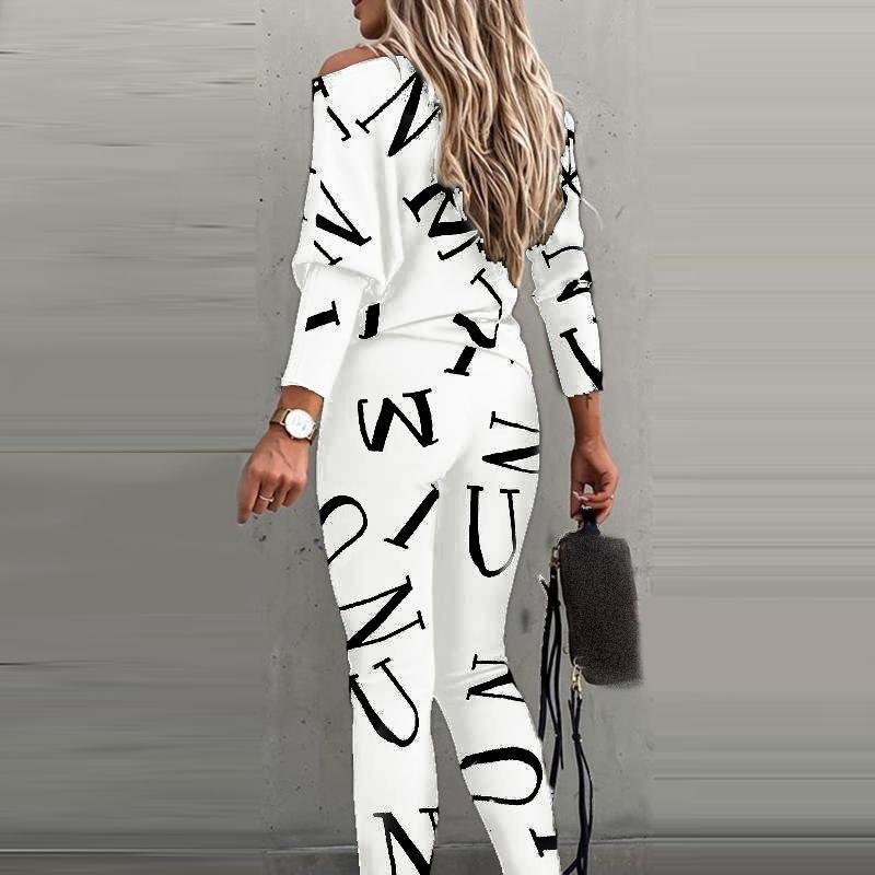 Women's Casual Letter Printing Suit - INS | Online Fashion Free Shipping Clothing, Dresses, Tops, Shoes