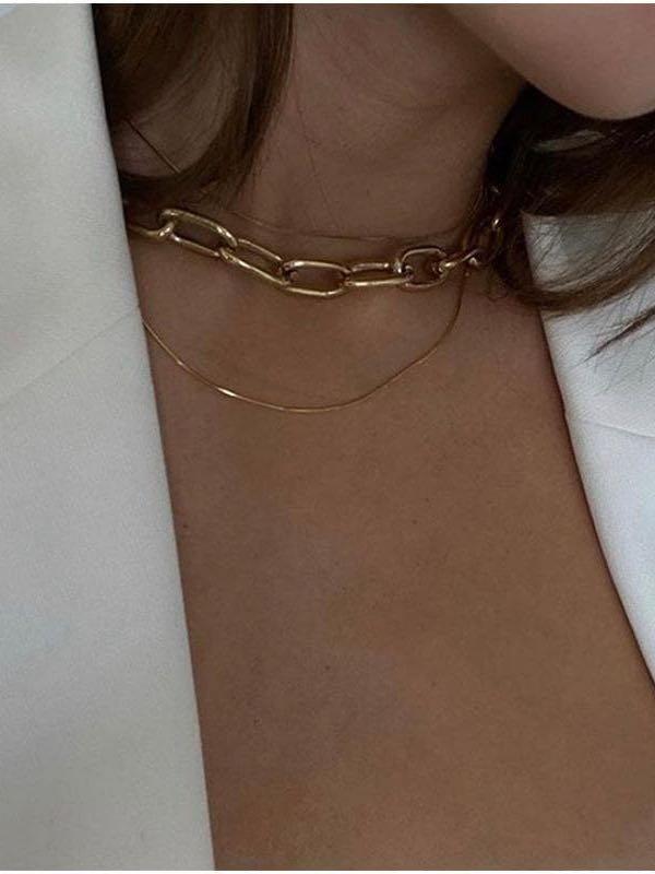 Women's Gold Plated Necklace - INS | Online Fashion Free Shipping Clothing, Dresses, Tops, Shoes