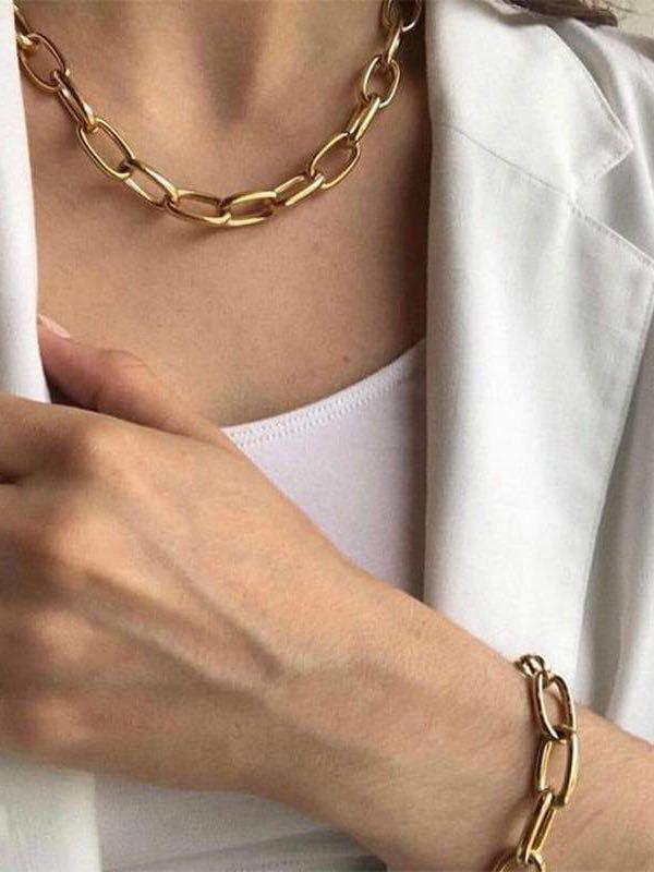 Women's Gold Plated Necklace - INS | Online Fashion Free Shipping Clothing, Dresses, Tops, Shoes